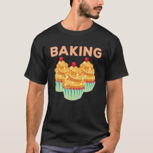 Camiseta Confeccionador De Vida De Banho Dessert Cucpake