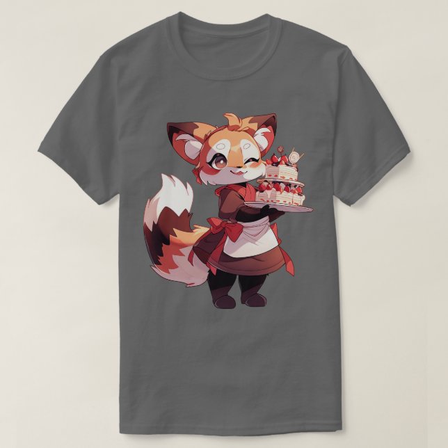 Camiseta Confeccionador Red Panda 3 (Frente do Design)