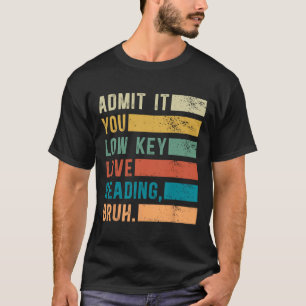 Camiseta Confessa, Você Secretamente Ama Ler, Cara, Amantes