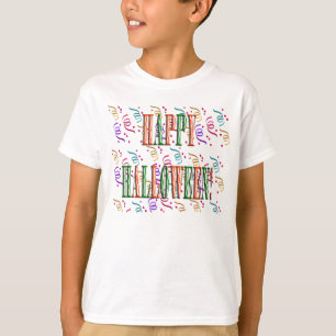 Camiseta Confetes & t-shirt dos miúdos do texto do festiva