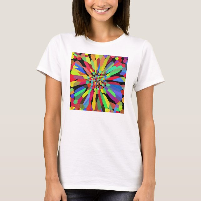 Camiseta Confetti Flower (Frente)