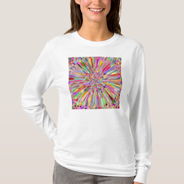 Camiseta Confetti Flower Summer (Frente)