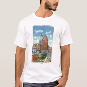 Camiseta Confiança Bldg e opinião da torre dos viajantes