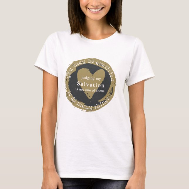 Camiseta Confiança cardíaca em T-Shirt (Frente)