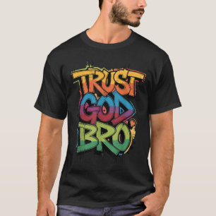 Camiseta Confiança da Juventude em Deus Irmão Engraçado Cri