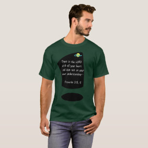 Camiseta Confiança no LORD - Letra Branca