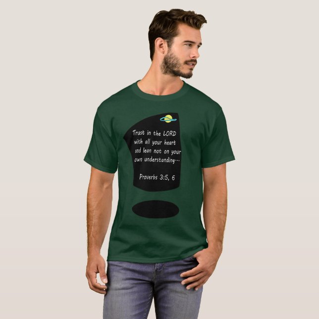 Camiseta Confiança no LORD - Letra Branca (Frente Completa)