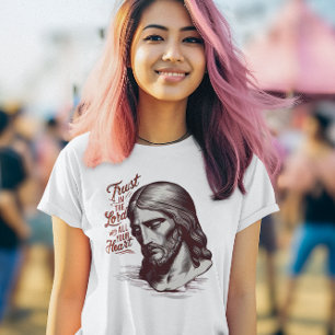 Camiseta Confiar em Jesus com todo o seu coração