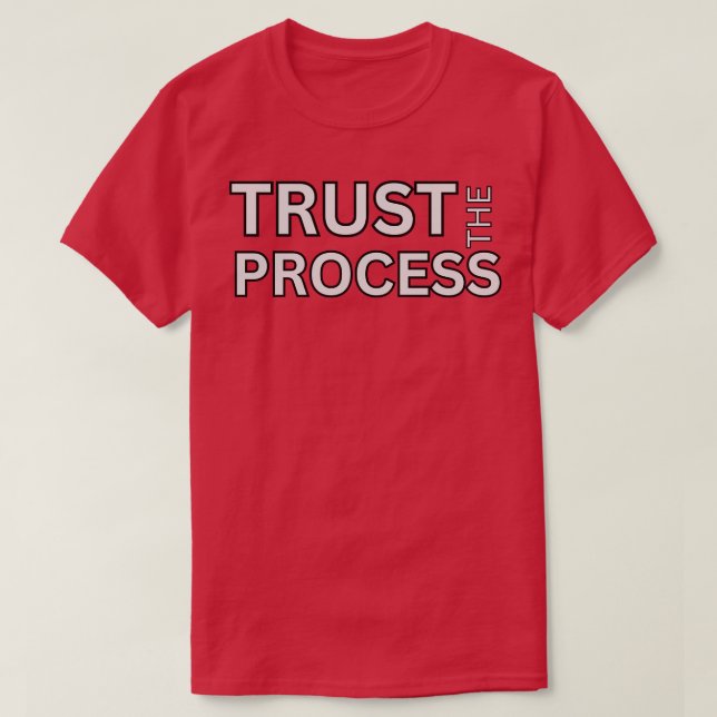 Camiseta Confiar No Processo (Frente do Design)