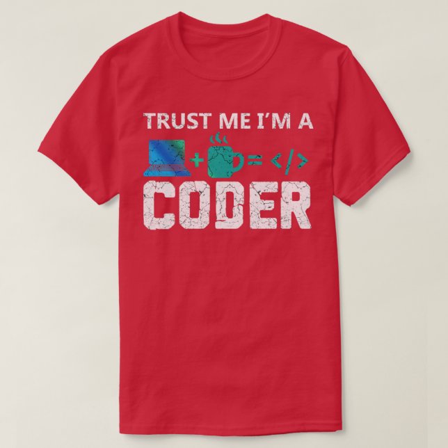 Camiseta Confie em mim. (Frente do Design)
