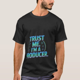 Camiseta Confie Em Mim Estúdio De Música Produtor