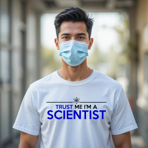CAMISETA CONFIE EM MIM QUE SOU CIENTISTA