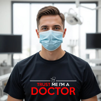 CAMISETA CONFIE EM MIM QUE SOU MÉDICO