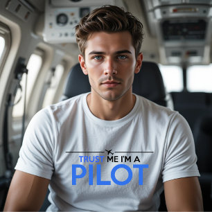 CAMISETA CONFIE EM MIM QUE SOU UM PILOTO