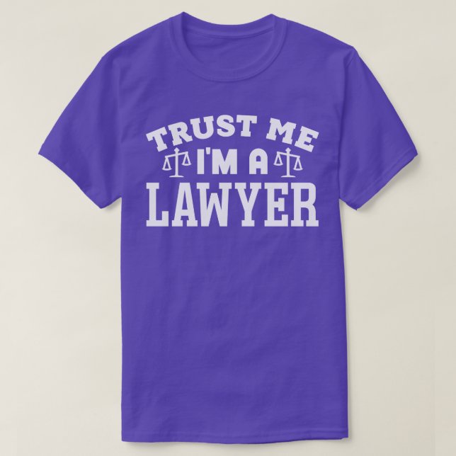 Camiseta Confie em mim sou advogado (Frente do Design)
