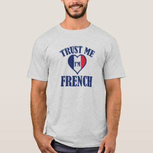Camiseta Confie em mim, sou francês