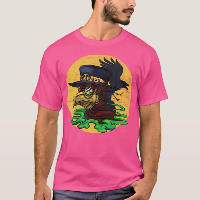 Camiseta Confie Em Mim Sou Médico Steampunk Plague Doutor (Frente)