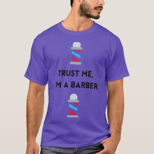 Camiseta Confie em mim, sou um Barber Barbershop
