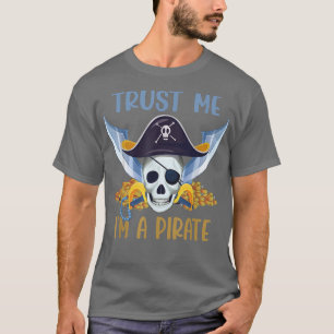 Camiseta Confie em mim, sou um capitão pirata, Capitão Hat 