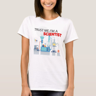 Camiseta Confie em mim, sou um cientista
