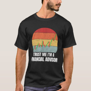 Camiseta Confie em mim sou um consultor financeiro Retro Vi