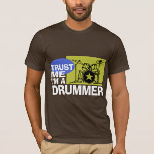 Camiseta Confie em mim, sou um Drummer