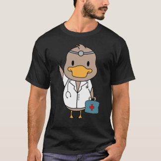 Camiseta Confie em mim, sou um Ducktor, doutor pato