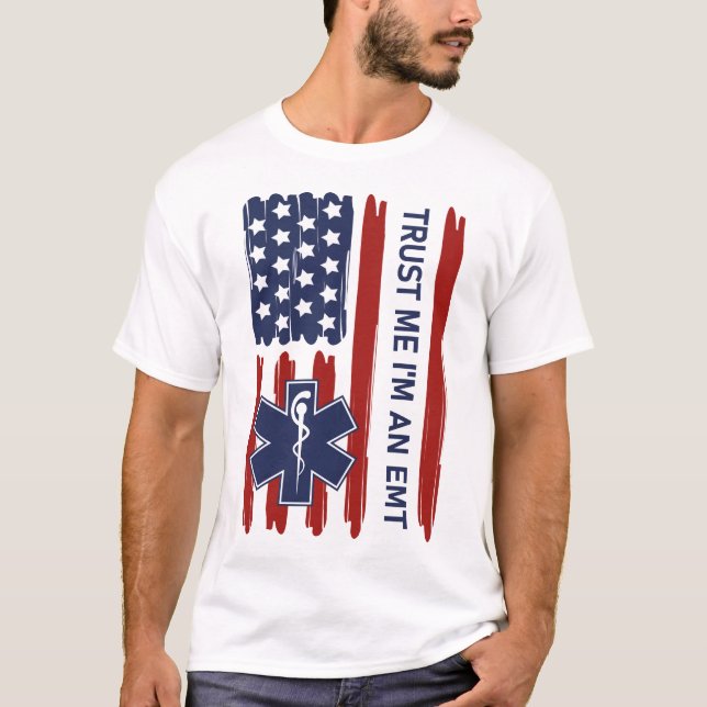 Camiseta Confie em mim, sou um EMT (Frente)