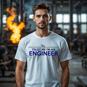 CAMISETA CONFIE EM MIM, SOU UM ENGENHEIRO