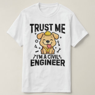 Camiseta Confie em mim, sou um engenheiro civil