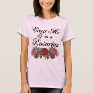 Camiseta Confie em mim, sou um jardineiro Rosariano dizendo
