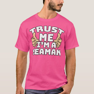 Camiseta Confie em Mim Sou um Marinheiro Polegar para Cima