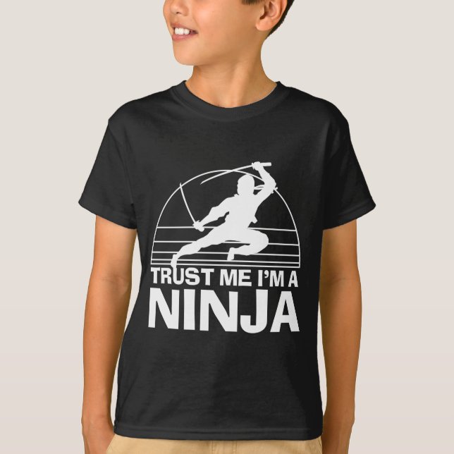 Camiseta Confie em mim, sou um Ninja (Frente)