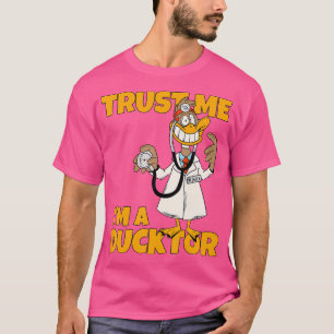 Camiseta Confie Em Mim, Sou Um Pato De Cartoon Engraçado, D