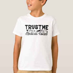 Camiseta Confie em mim, sou um programador de ICD com códig