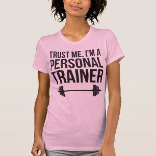 Camiseta Confie em mim, sou um treinador pessoal