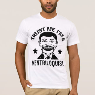 Camiseta Confie em mim, sou um Ventriloquista