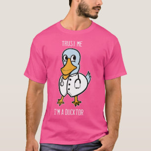 Camiseta Confie Em Mim Sou Um Vetor De Ducktor Ou Médico An