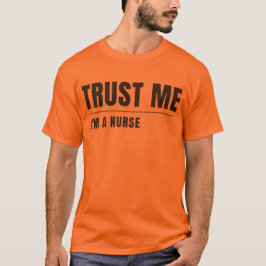Camiseta Confie em Mim Sou uma Enfermeira | Design Moderno