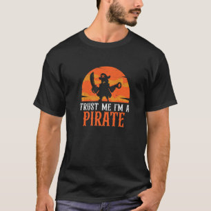 Camiseta Confie em mim, sou uma Perna Engraçada Pirata, Per