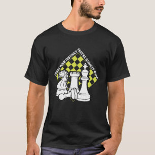 Camiseta Confie em seu instinto Eles são normalmente certos
