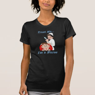 Camiseta Confie-me - eu sou uma enfermeira
