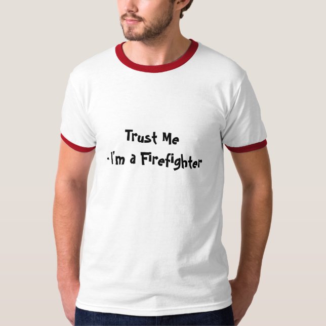 Camiseta Confie-me sapador-bombeiro (Frente)