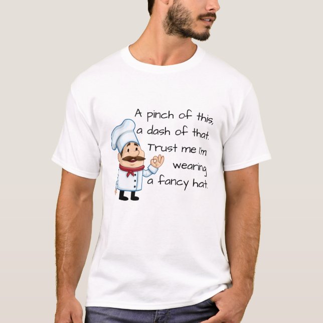 Camiseta Confie no Poema Engraçado do Chef (Frente)