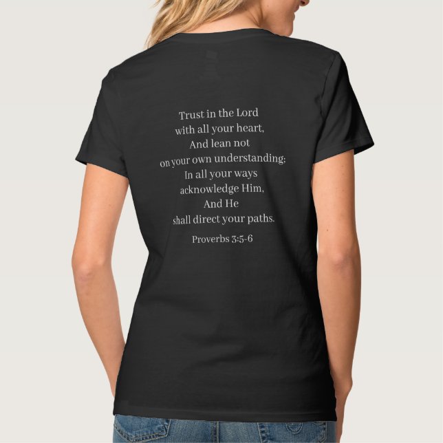 Camiseta Confie no Senhor (Verso)