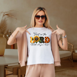 Camiseta Confie no senhor com todo o seu coração