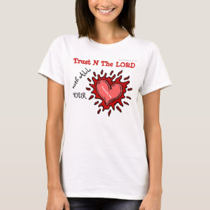 Camiseta Confie no Senhor com todo seu coração