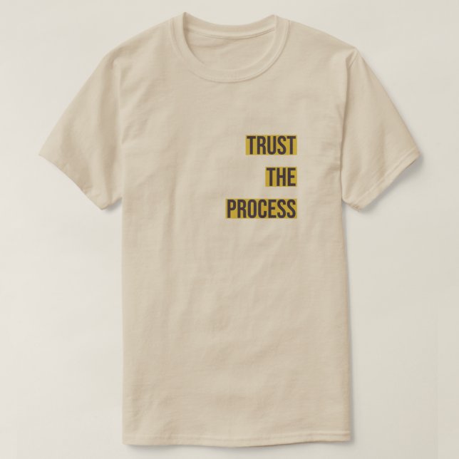 Camiseta Confie no T-Shirt do Processo (Frente do Design)