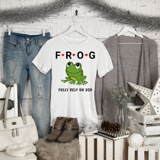 Camiseta Confie plenamente nos corações de Deus Sapo