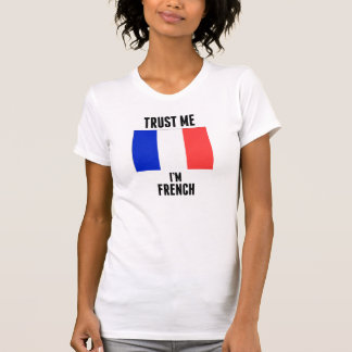 Camiseta Confie que eu mim é francês